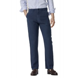 Broek 100% linnen marineblauw - Portuguese Flannel