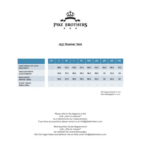 Gilet 1937 Roamer Vest Raymond brown - Pike Brothers