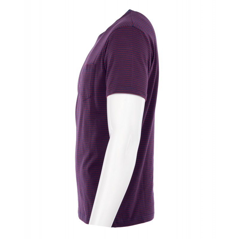 T-Shirt 1971 Pocket Tee Malibu red - Pike Brothers