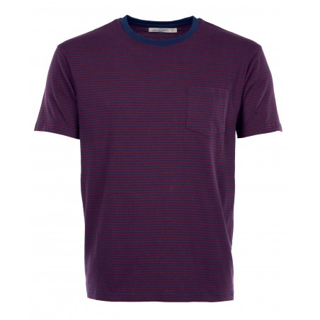 T-Shirt 1971 Pocket Tee Malibu red - Pike Brothers