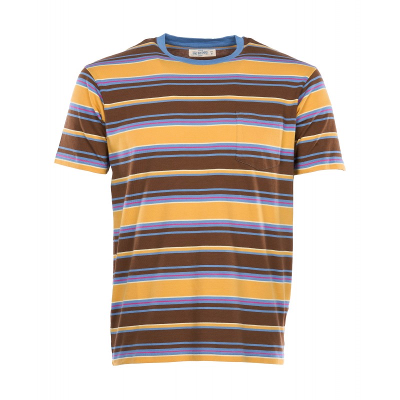 T-shirt 1971 Pocket Tee Malibu giallo - Pike...