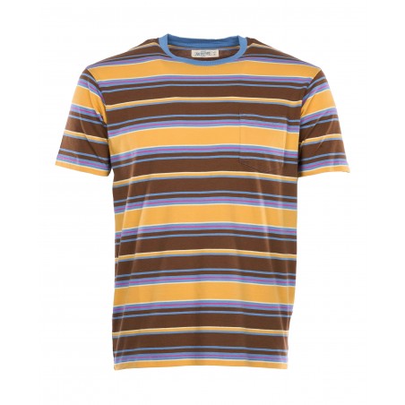 T-Shirt 1971 Pocket Tee Malibu yellow - Pike Brothers