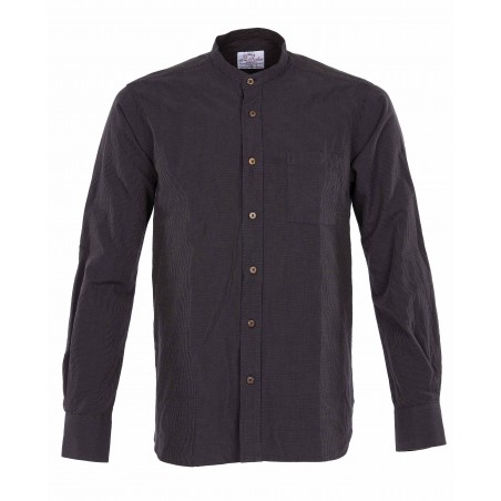 Hemd Mao-Kragen 1923 Buccanoy Shirt Waidoso Blue – Pike Brothers