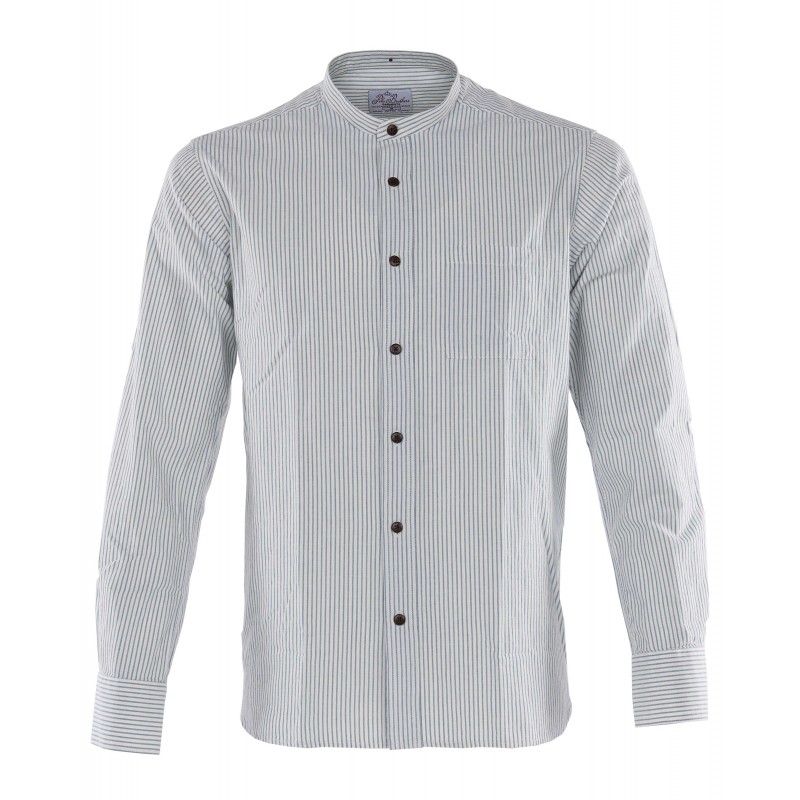 1923 Buccanoy Shirt Beaumont White Mandarin...