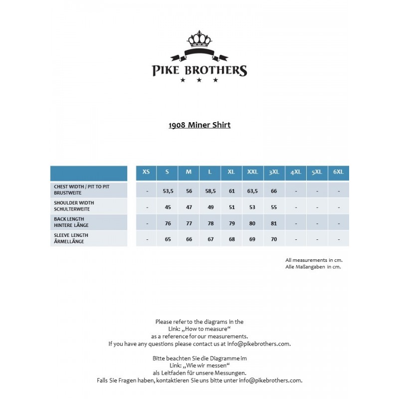 Chemise 1908 Miner Shirt Hosai blue - Pike...