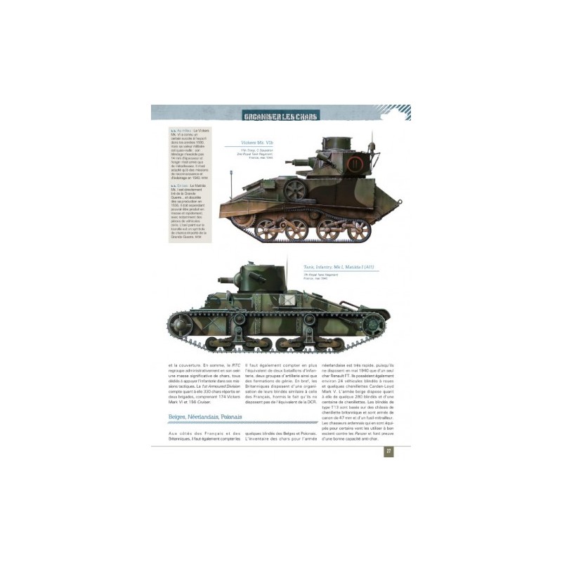 CHARS EN FRANCE 1940 - L'ORAGE D'ACIER