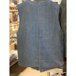 Gilet Bleu à rayures - 1937 Roamer Vest blue wabash Pike... 2