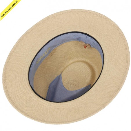 100% Natural Straw Traveller Panama Hat - Stetson