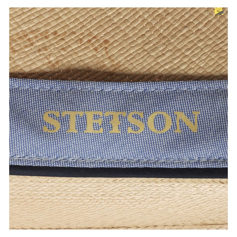 100% Natural Straw Traveller Panama Hat - Stetson