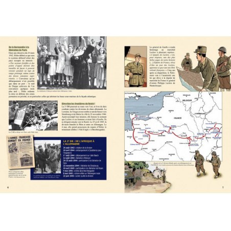 Comic Book: General Leclerc's 2nd DB - Normandy June 44 – Volume 10