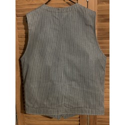 Grey Striped Vest - 1937 Roamer Vest Grey wabash Pike... 2