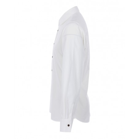 Chemise 1954 Oxford Shirt white chambray - Pike Brothers