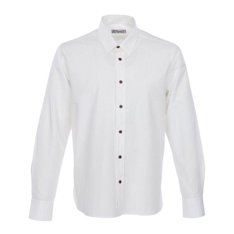 Chemise 1954 Oxford Shirt white chambray - Pike...