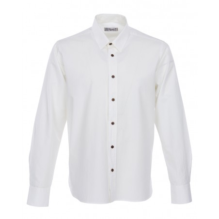 Chemise 1954 Oxford Shirt white chambray - Pike Brothers