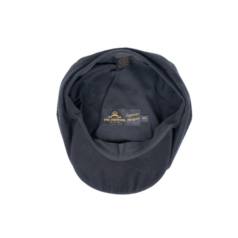 1928 Newsboy Cap Moleskin sulphur black – Pike...