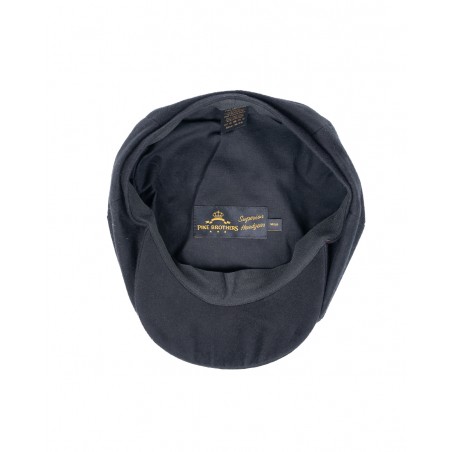 Casquette 1928 Newsboy Cap Moleskin sulphur black – Pike Brothers