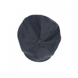 Mütze 1928 Newsboy Cap Moleskin sulphur black – Pike... 2