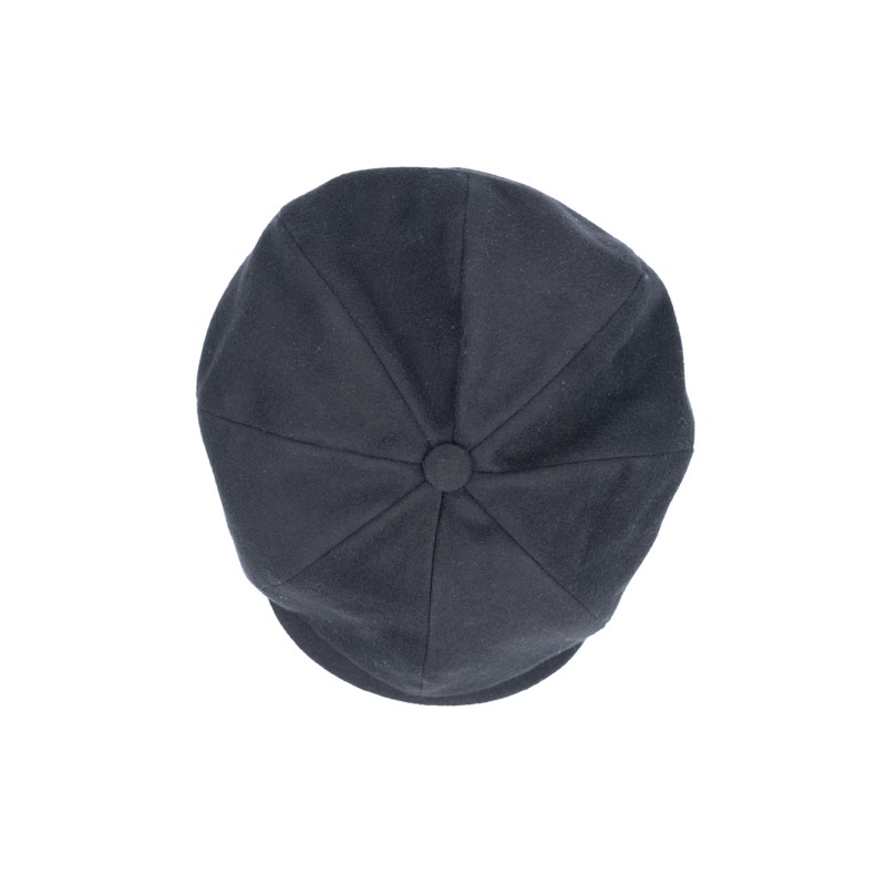 Mütze 1928 Newsboy Cap Moleskin sulphur black –...