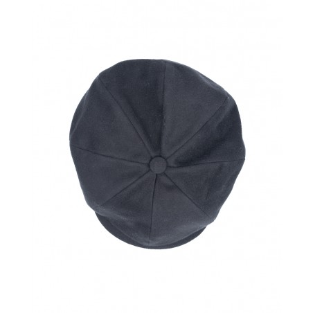 Casquette 1928 Newsboy Cap Moleskin sulphur black – Pike Brothers