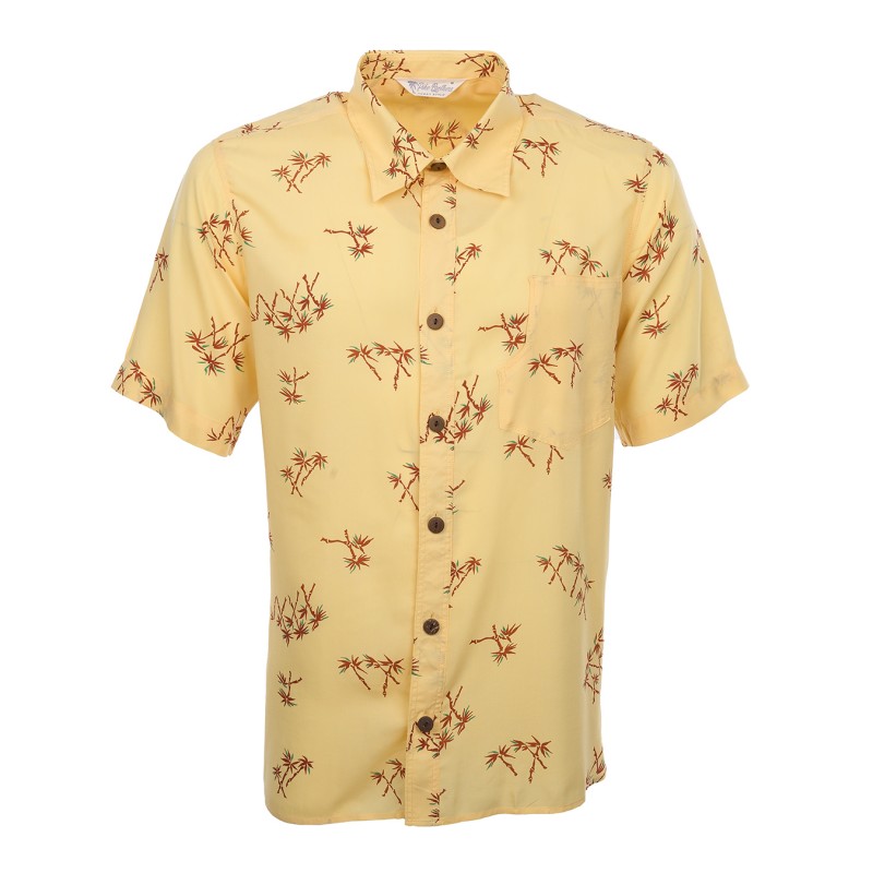 1937 Roamer Shirt short sleeve Bamboo yellow -...