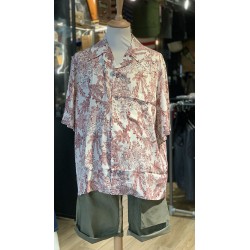 CHEMISE HAWAIENNE "RED JAPAN" - Fleurs de Bagne
