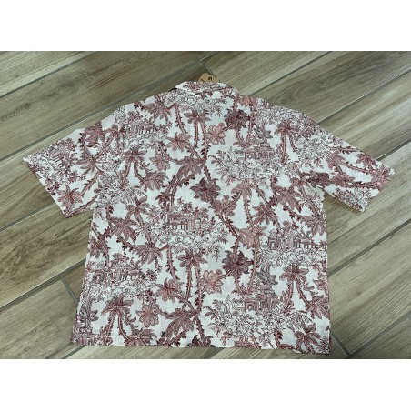 HAWAIIAN SHIRT "RED JAPAN" - Fleurs de Bagne