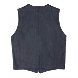 Blauw Denim Gilet - 1937 Roamer Vest 11oz metaal Pike... 2