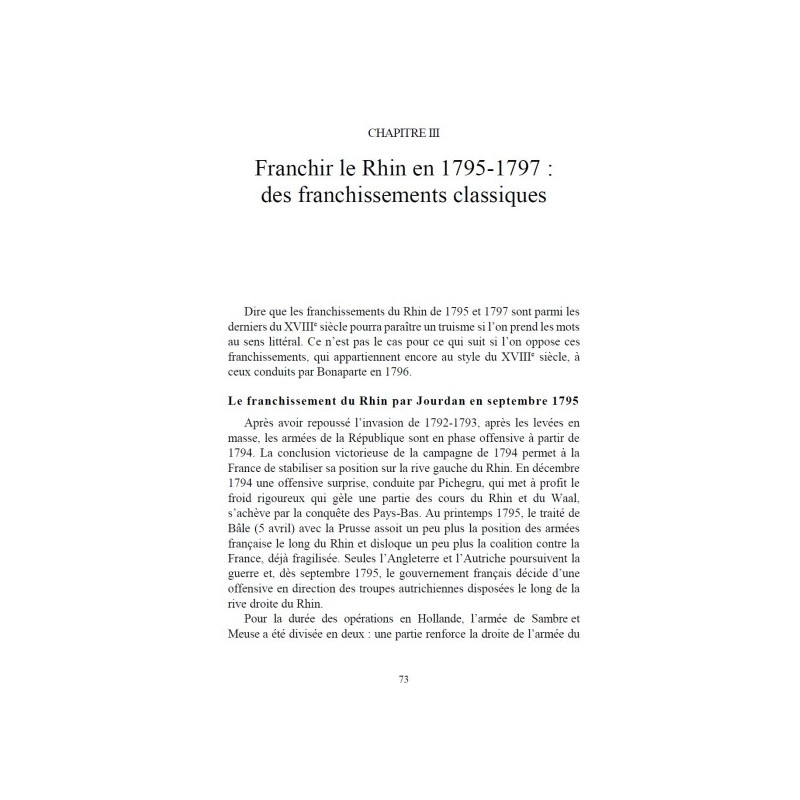 RIVER CROSSING 1672–1815