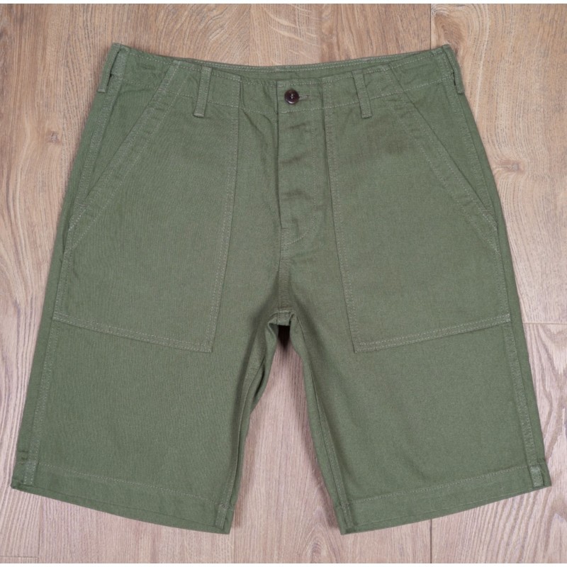 1962 OG-107 Olive Green Cotton Shorts — Pike...