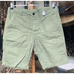 1962 OG-107 Olive Green Cotton Shorts — Pike Brothers —...