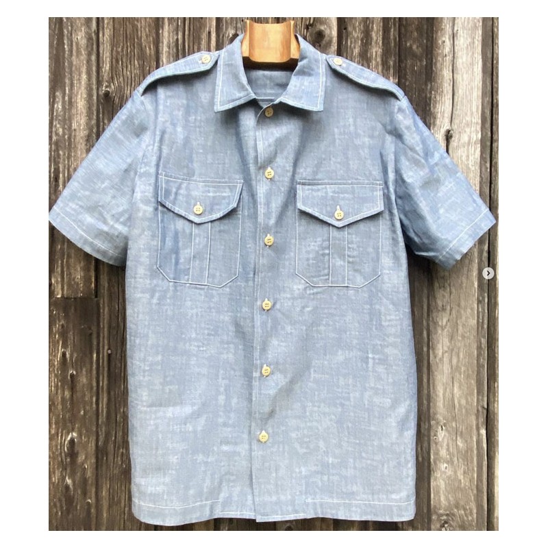 Chambray-Kurzarmhemd – Tonton et Fils