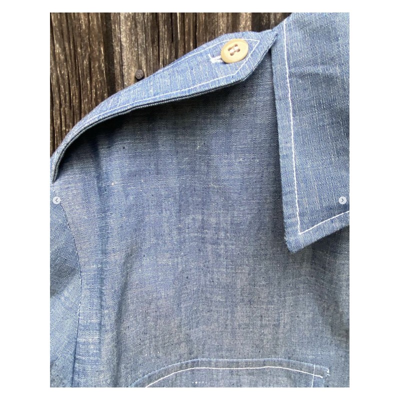 Chambray-Kurzarmhemd – Tonton et Fils