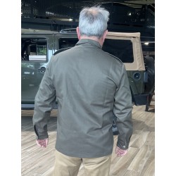 Militärhemd 100 % Baumwolle khaki – Tonton et Fils 2