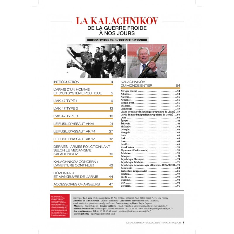 HS Gazette Des Armes N° 28 – DIE KALASCHNIKOW –...