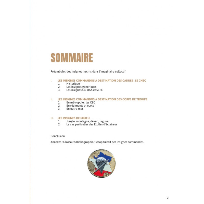 LA GRANDE HISTOIRE DES INSIGNES COMMANDOS