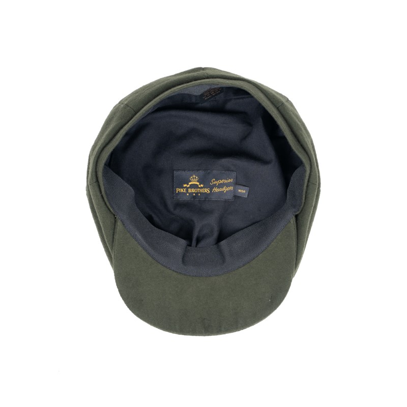 Mütze 1928 Newsboy Cap Moleskin moss – Pike...