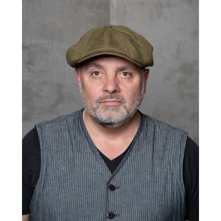 Mütze 1928 Newsboy Cap Dublin green – Pike Brothers
