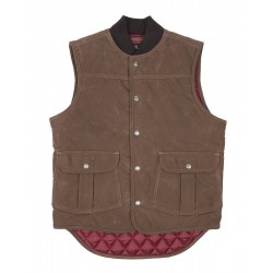 Weste 1966 Rodeo Vest waxed sand - Pike Brothers