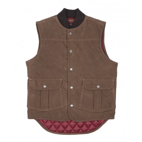 Vest 1966 Rodeo Vest waxed sand - Pike Brothers
