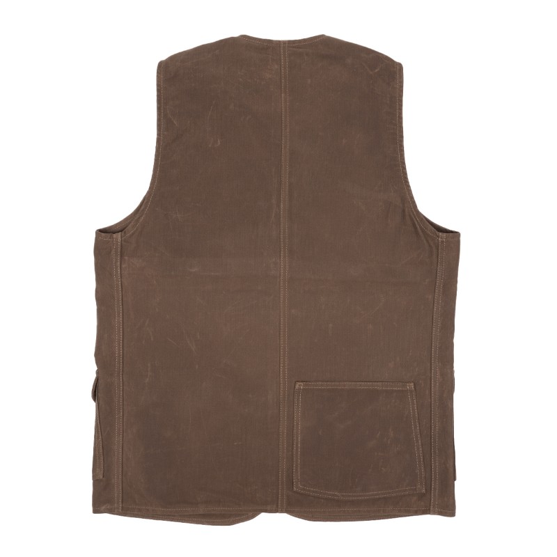 1928 Hunting Vest waxed sand - Pike Brothers