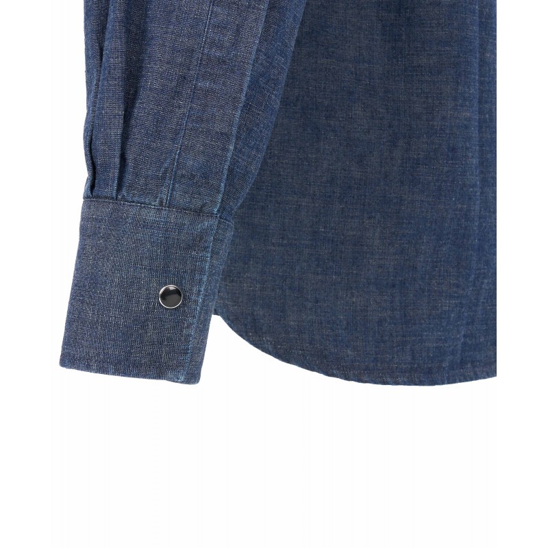 Chemise 1952 Rider Shirt Japanese 9oz indigo -...