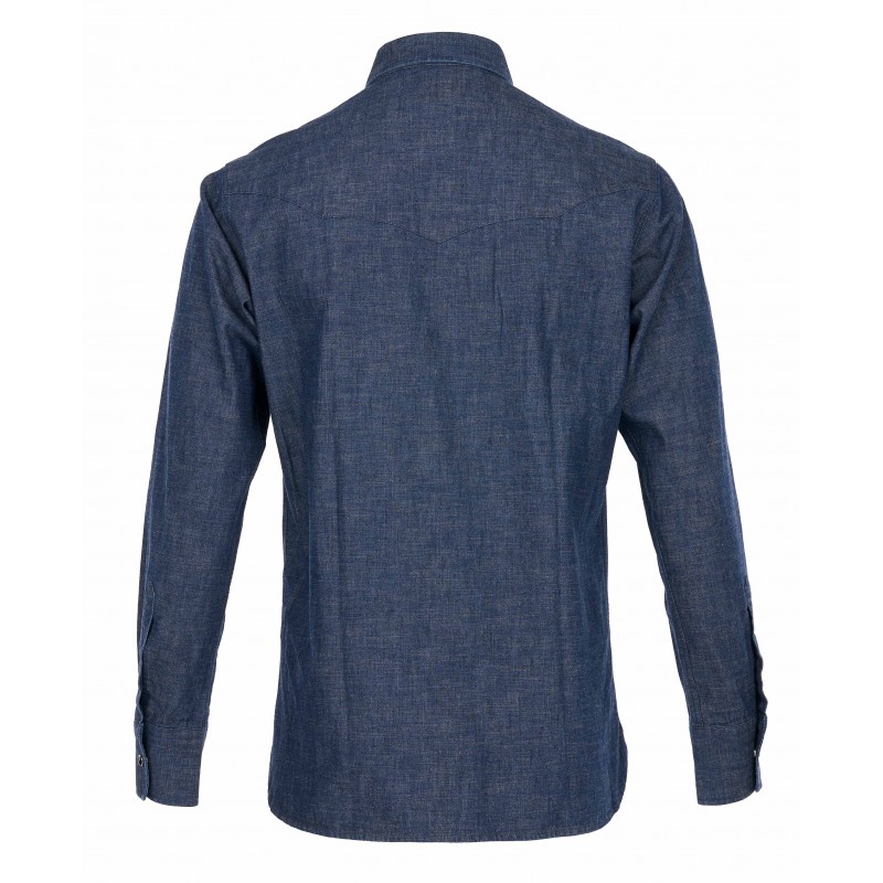 Chemise 1952 Rider Shirt Japanese 9oz indigo -...