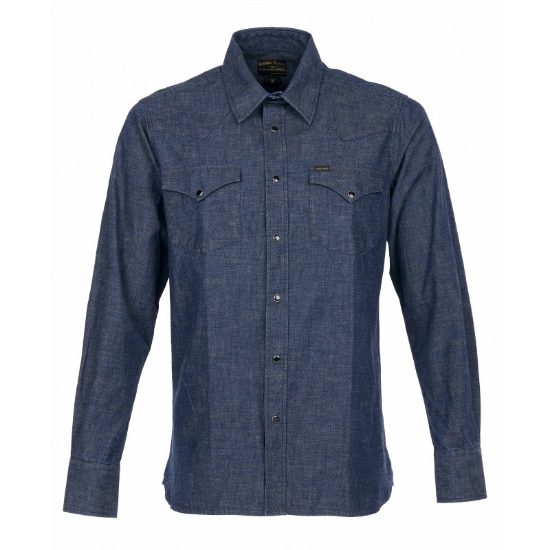 1952 Rider Shirt Japanese 9oz indigo - Pike...