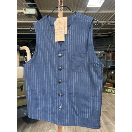 Gilet 1937 Roamer Vest Chicago Blue - Pike Brothers - 2ème Main