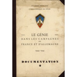1ERE ARMEE FRANCAISE COMMANDEMENT DU GENIE - LE GENIE...