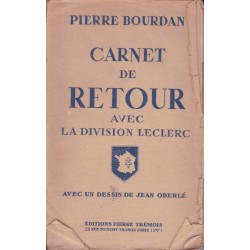 CARNET DE RETOUR AVEC LA DIVISION LECLERC - AVEC UN...