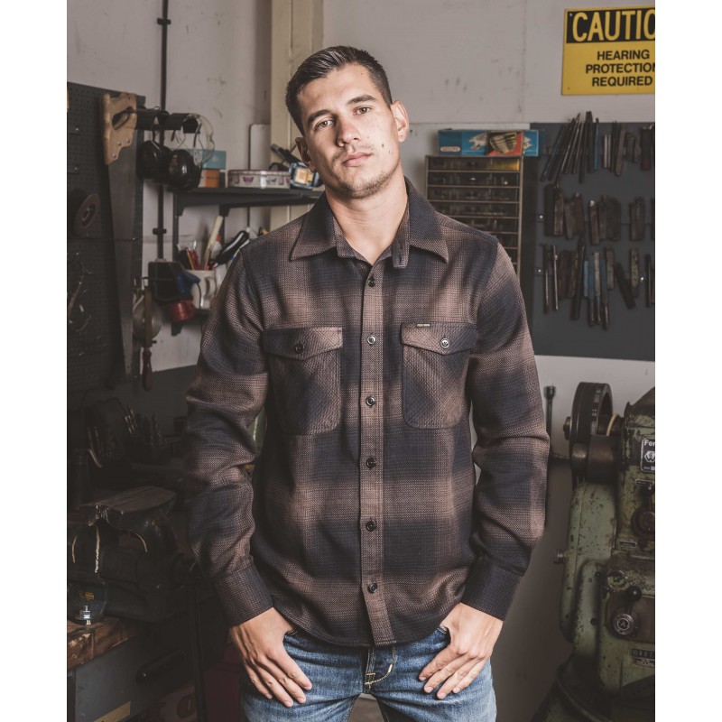 Hemd 1943 CPO Shirt Kansas Brown - Pike Brothers