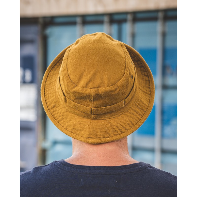 1966 Boonie Hat Moleskin mustard - Pike Brothers