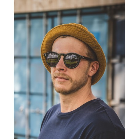 Hut 1966 Boonie Hat Moleskin mustard - Pike Brothers