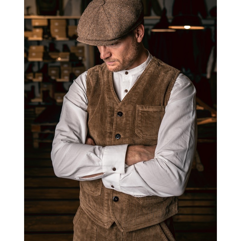 Gilet velours 1937 Roamer Vest light brass cord...